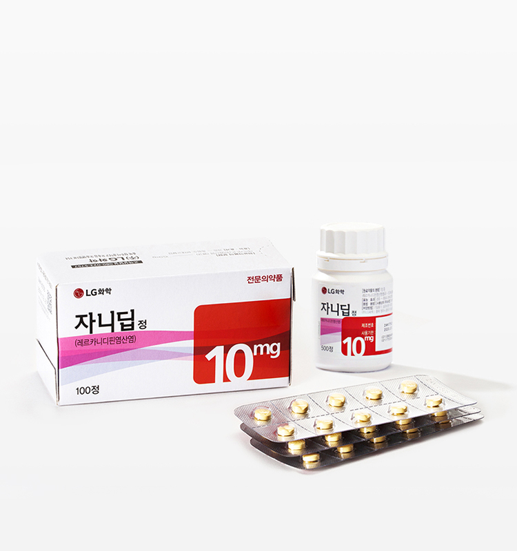 자니딥 정 Zanidip Tab. LG화학 생명과학 